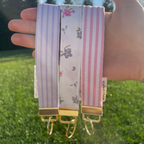 Girly Floral Keychain Wristlet