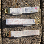 Vintage Pink Keychain Wristlet