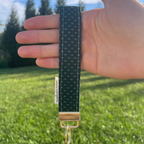 Dark Emerald Keychain Wristlet
