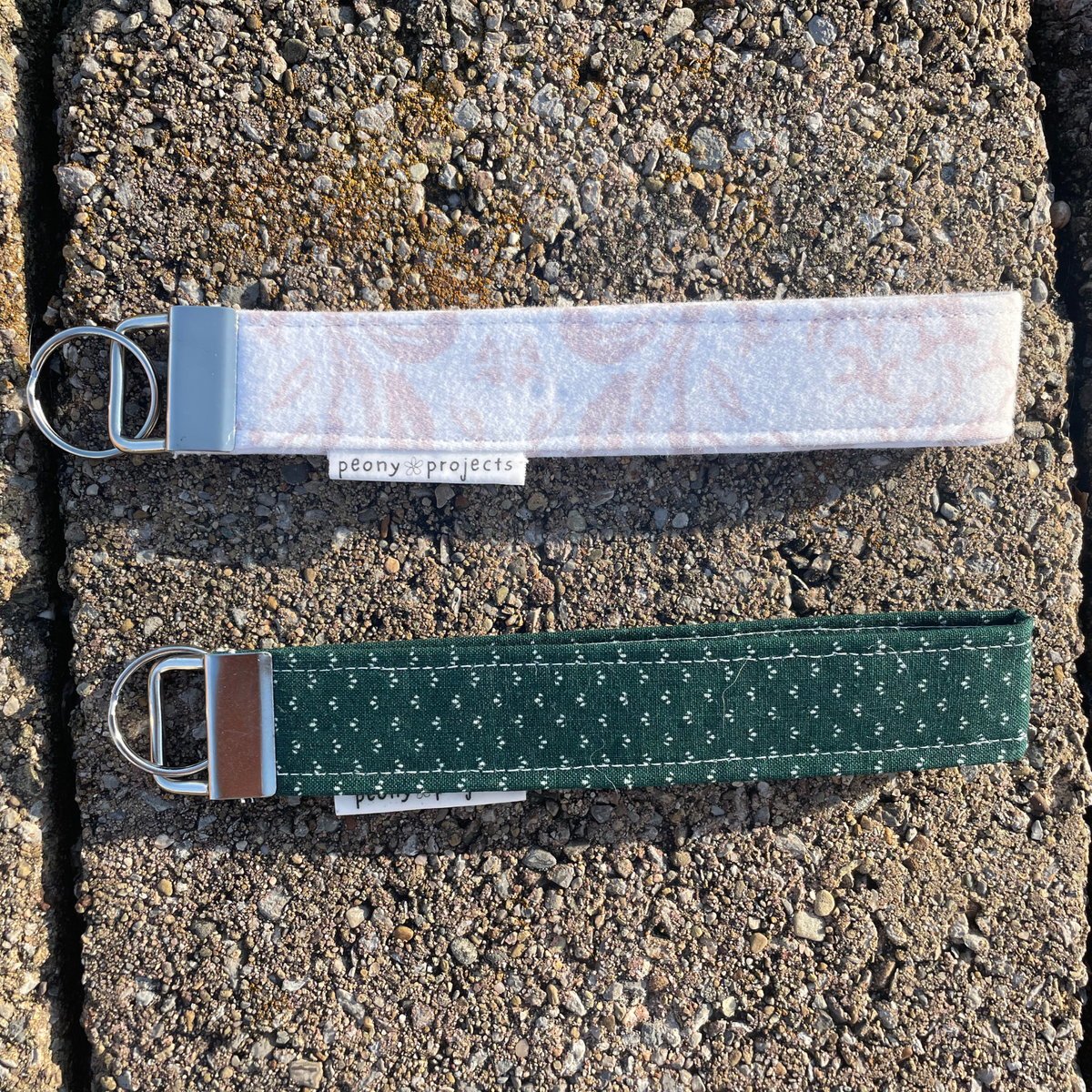 Dark Emerald Keychain Wristlet