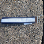 Navy Stripe Keychain Wristlet
