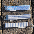 Beachy Blue Keychain Wristlet