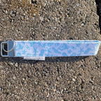 Beachy Blue Keychain Wristlet