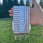 Beachy Blue Keychain Wristlet