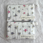 Girly Floral Keychain Wallet