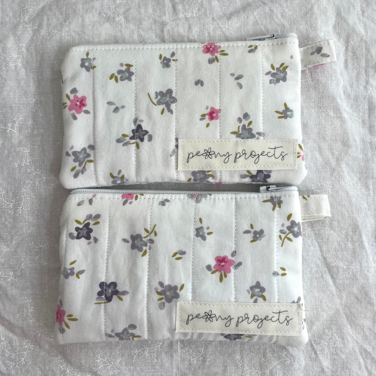 Girly Floral Keychain Wallet
