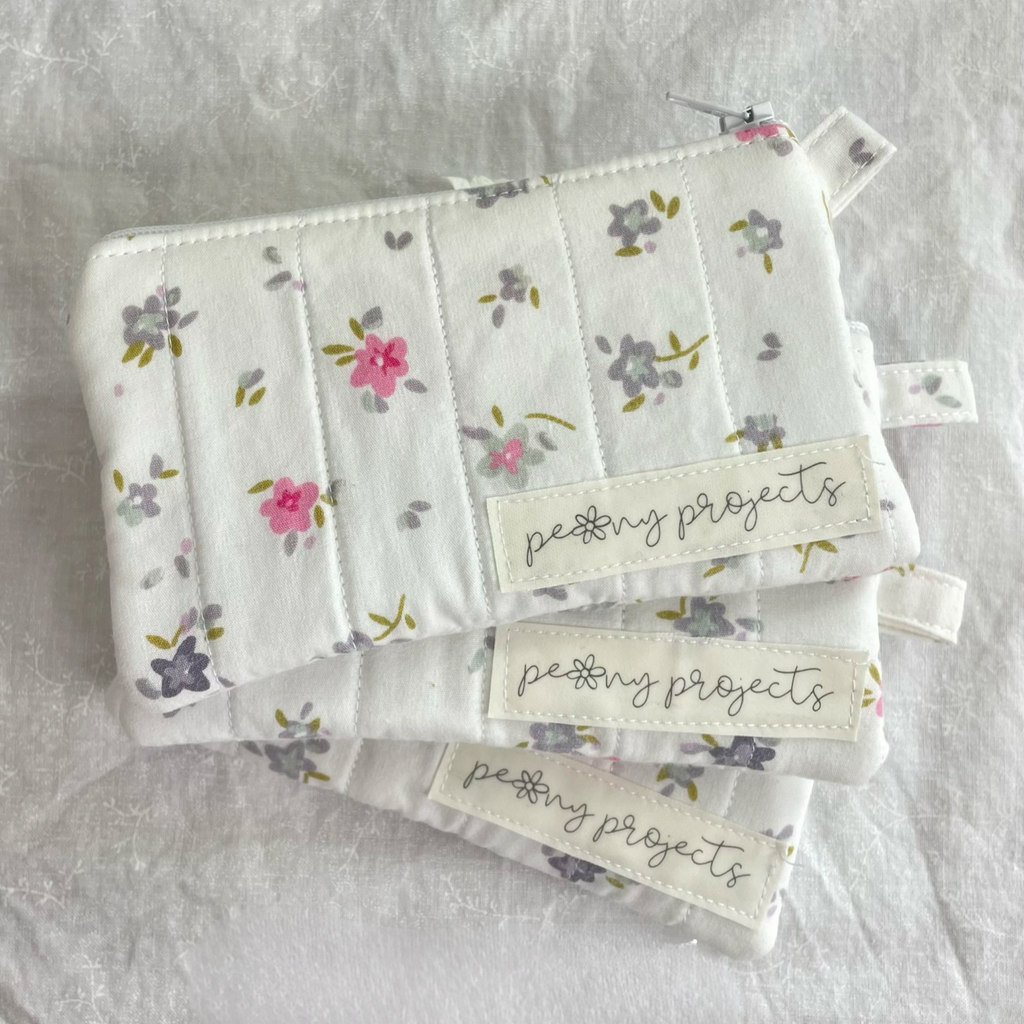 Girly Floral Keychain Wallet