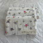 Girly Floral Keychain Wallet