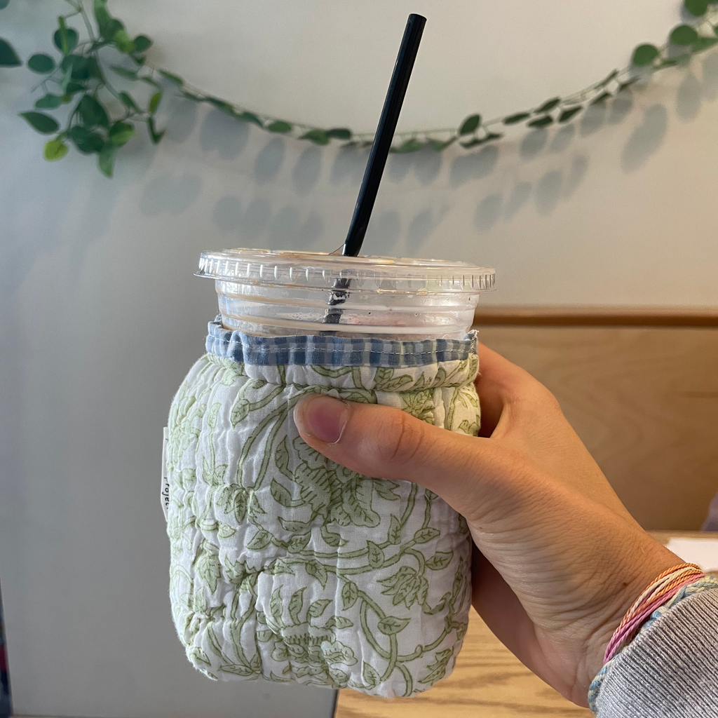 Quilted Coffee Koozie