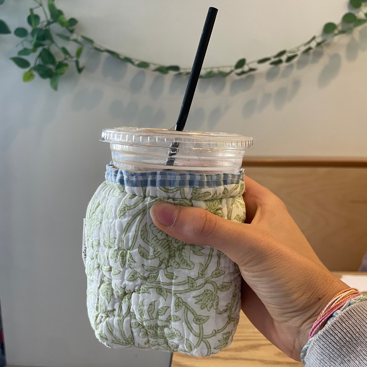 Quilted Coffee Koozie