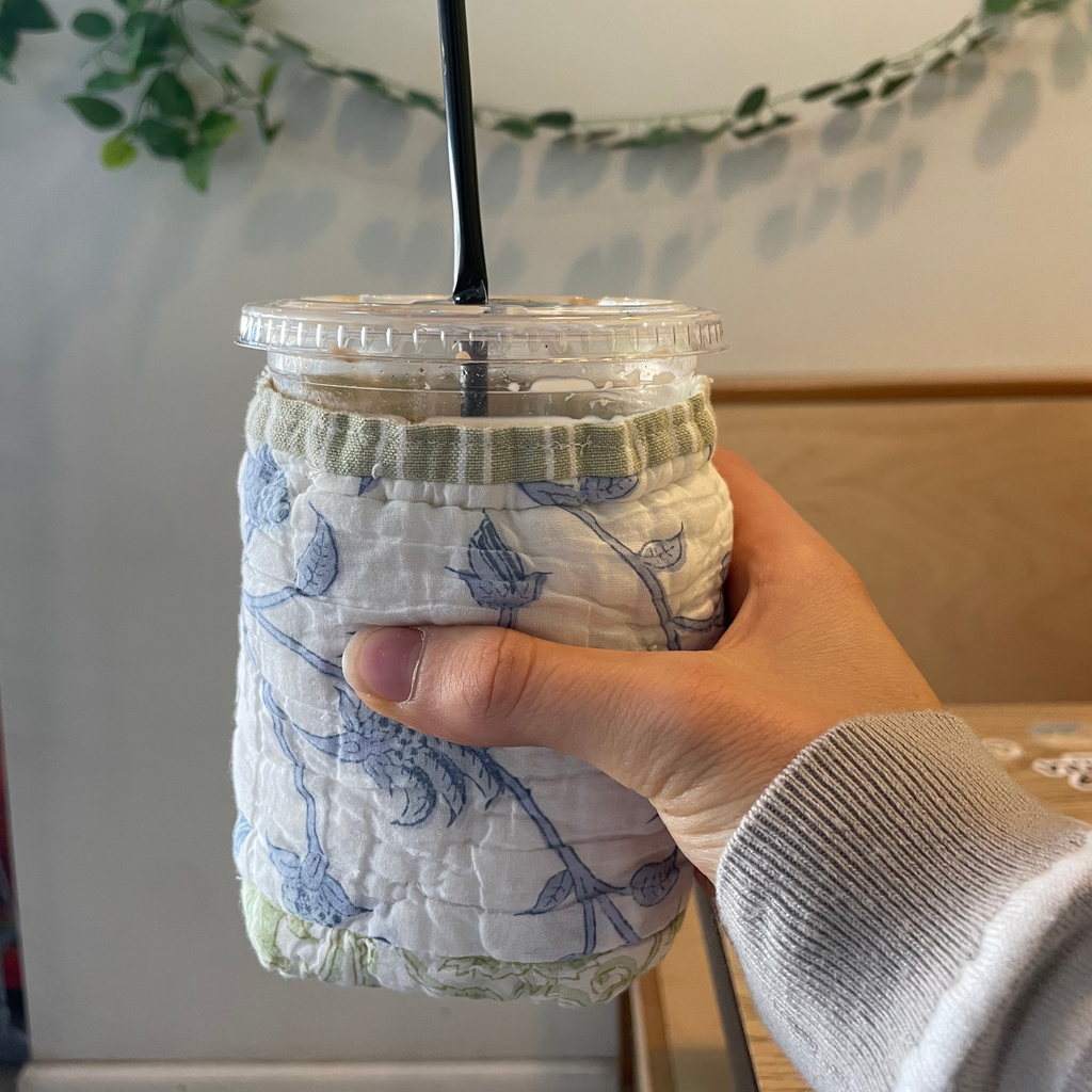 Quilted Coffee Koozie