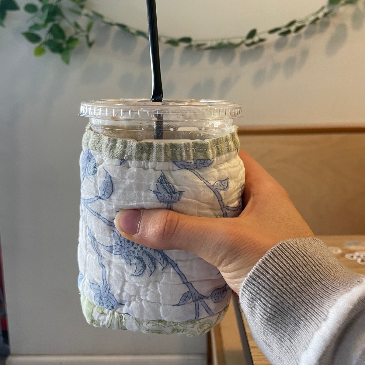 Quilted Coffee Koozie