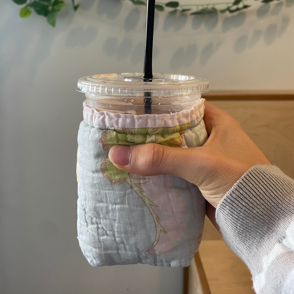 Quilted Coffee Koozie